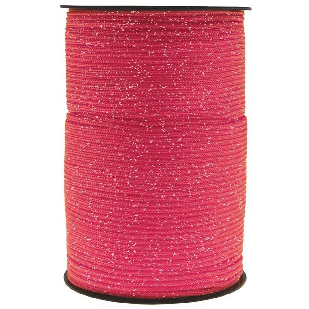 Thai Cord Glitter Rosa/Argento