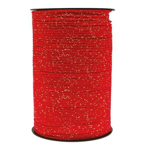 Thai Cord Glitter Rosso/Oro