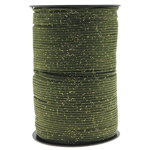 Thai Cord Glitter Verde Militare/Oro