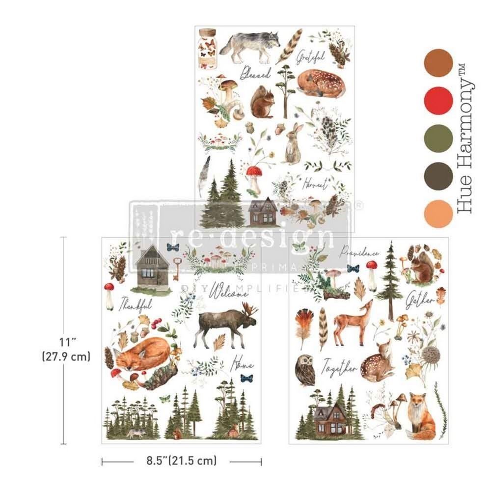 The Forager’s Retreat A4 Middy Transfers