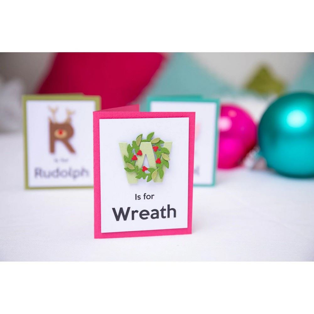 Artemio Thinlits - Fustella Alfabeto Per Scrapbooking, 4,8 Cm - Matrice Universale Per Macchine Da Taglio - 2
