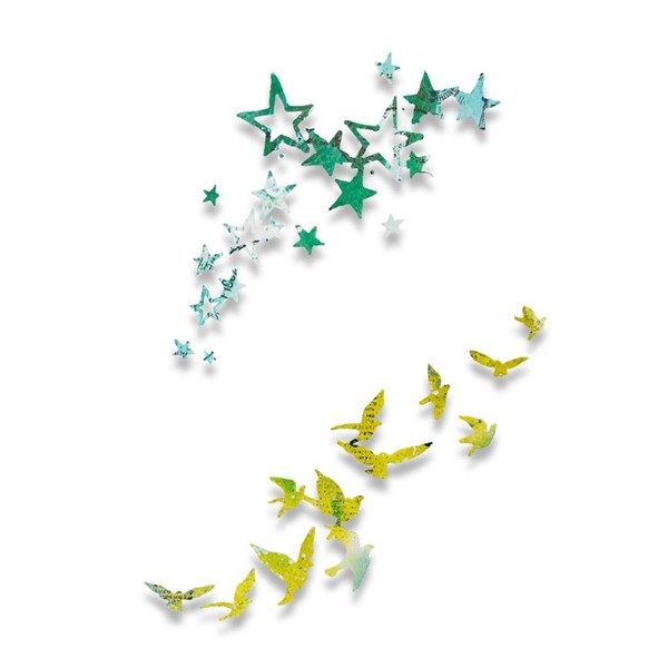 Thinlits Birds and Stars
