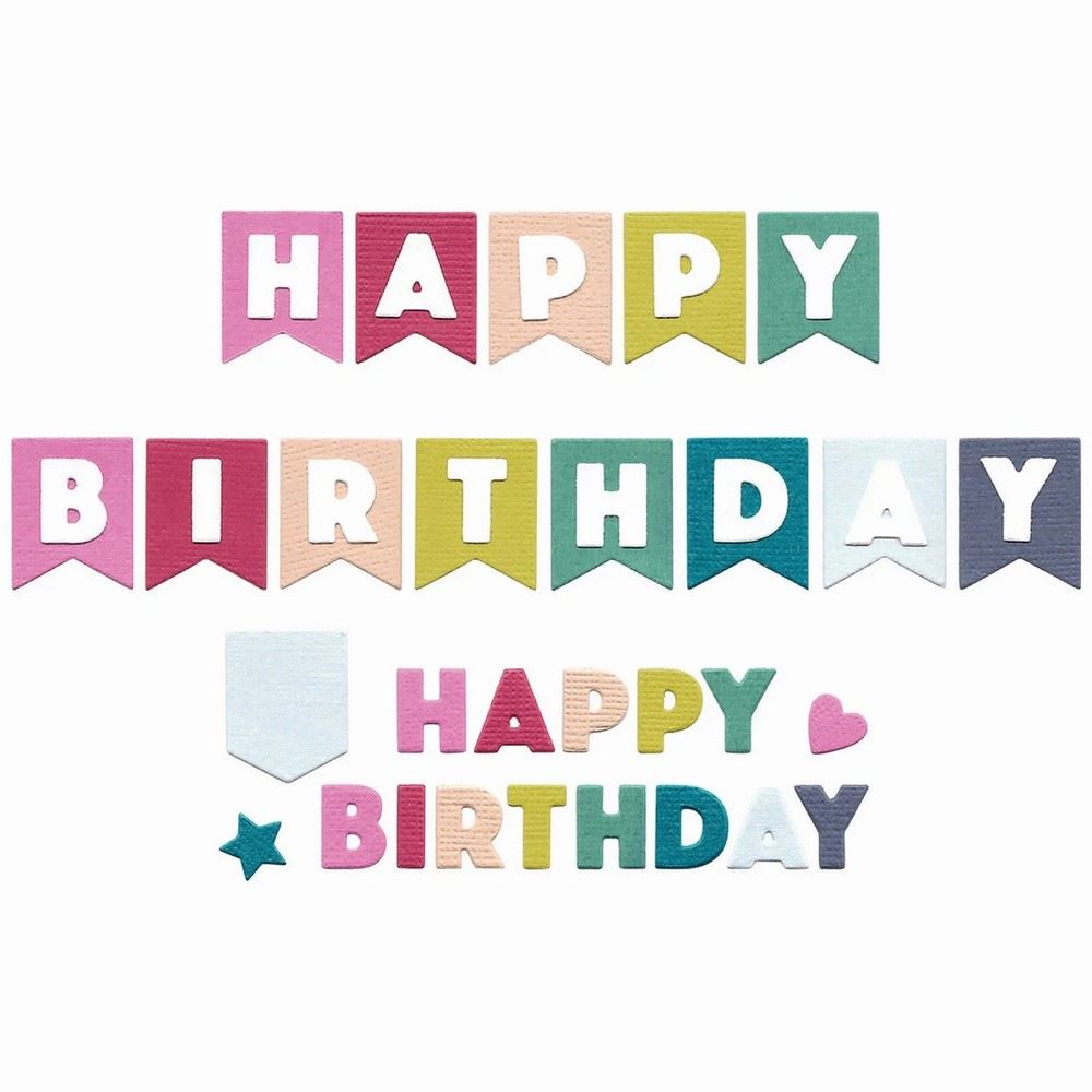 Thinlits Birthday Bunting