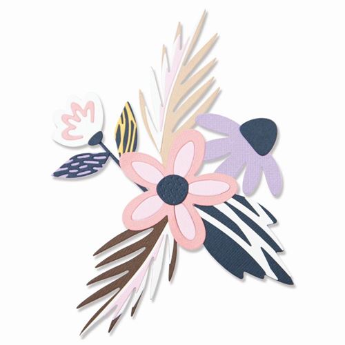 Sizzix 661601 Fustella Thinlits Parole di Vacanza Thin di Tim Sizzix 661601 Fustella Thinlits Parole di Vacanza Thin di Tim