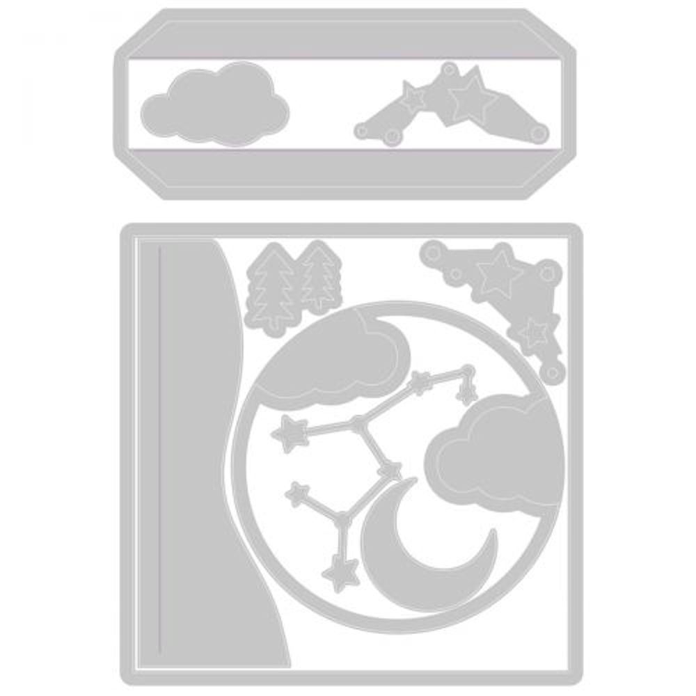 Thinlits Celestial Box Card