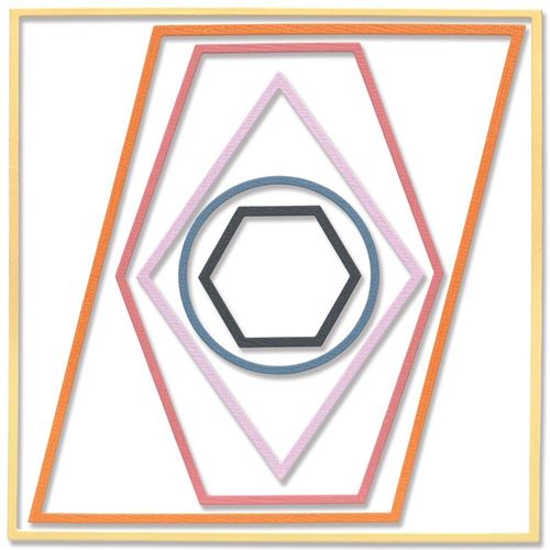 Thinlits Cornici Geometriche Sizzix