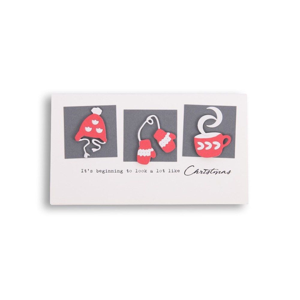 Sizzix - Fustella Parole di Natale - Thinlits Holiday Words Block 6 Sizzix - Fustella Parole di Natale - Thinlits Holiday Words Block 6
