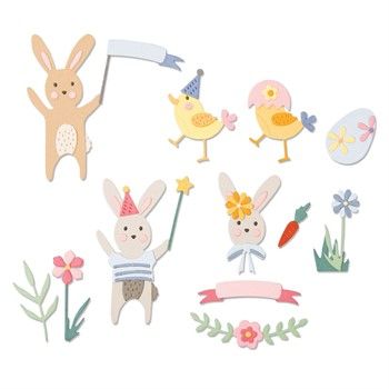 Fustelle in metallo a tema Pasqua: Tulipano, Uovo, Coniglio, Fiori e Fustelle in metallo a tema Pasqua: Tulipano, Uovo, Coniglio, Fiori e
