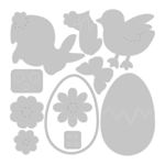 Thinlits Forme Pasquali Semplici Sizzix