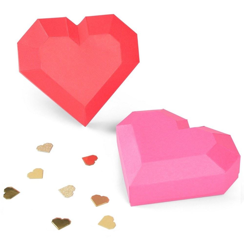 Thinlits Geo Heart Box