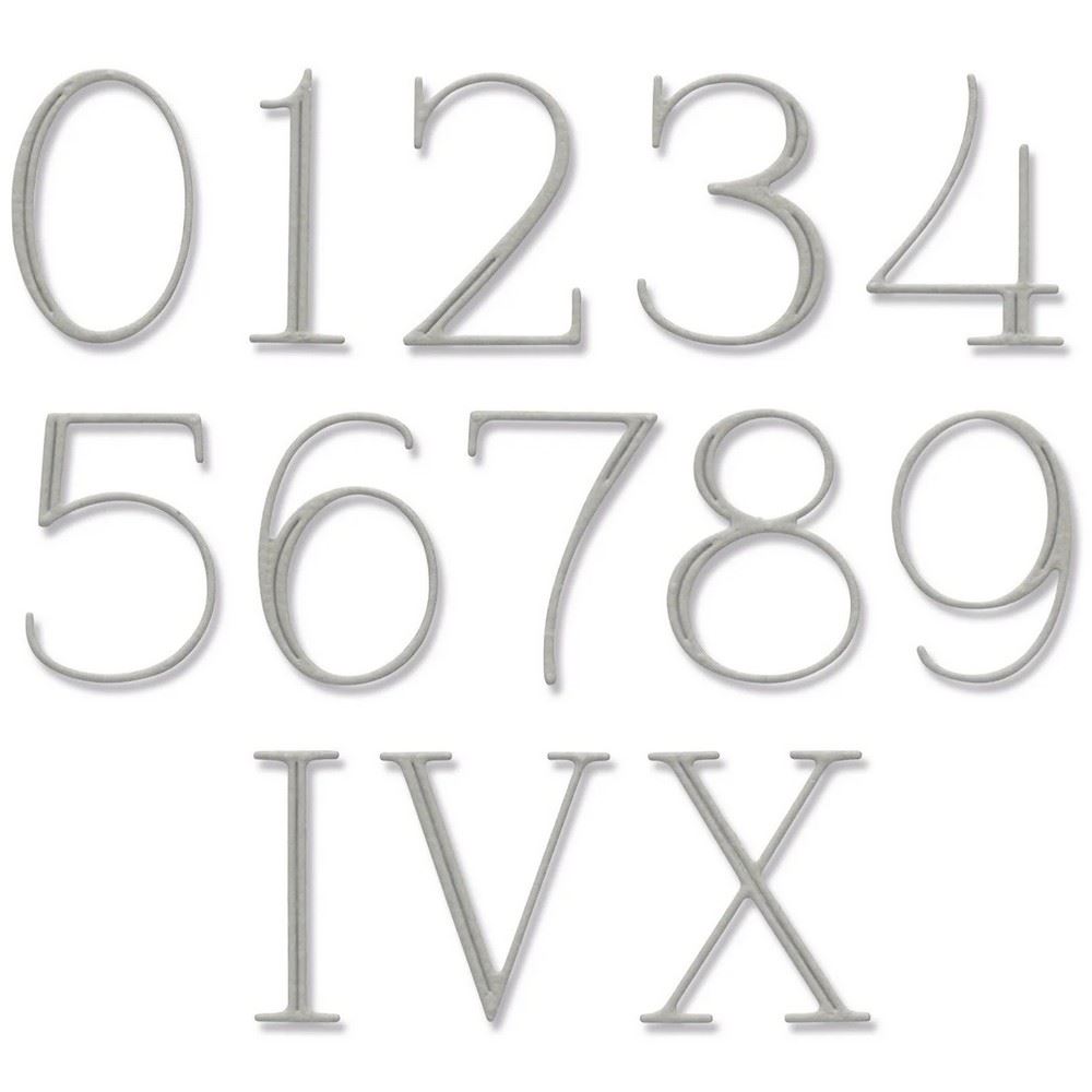 Thinlits Numeri Eleganti