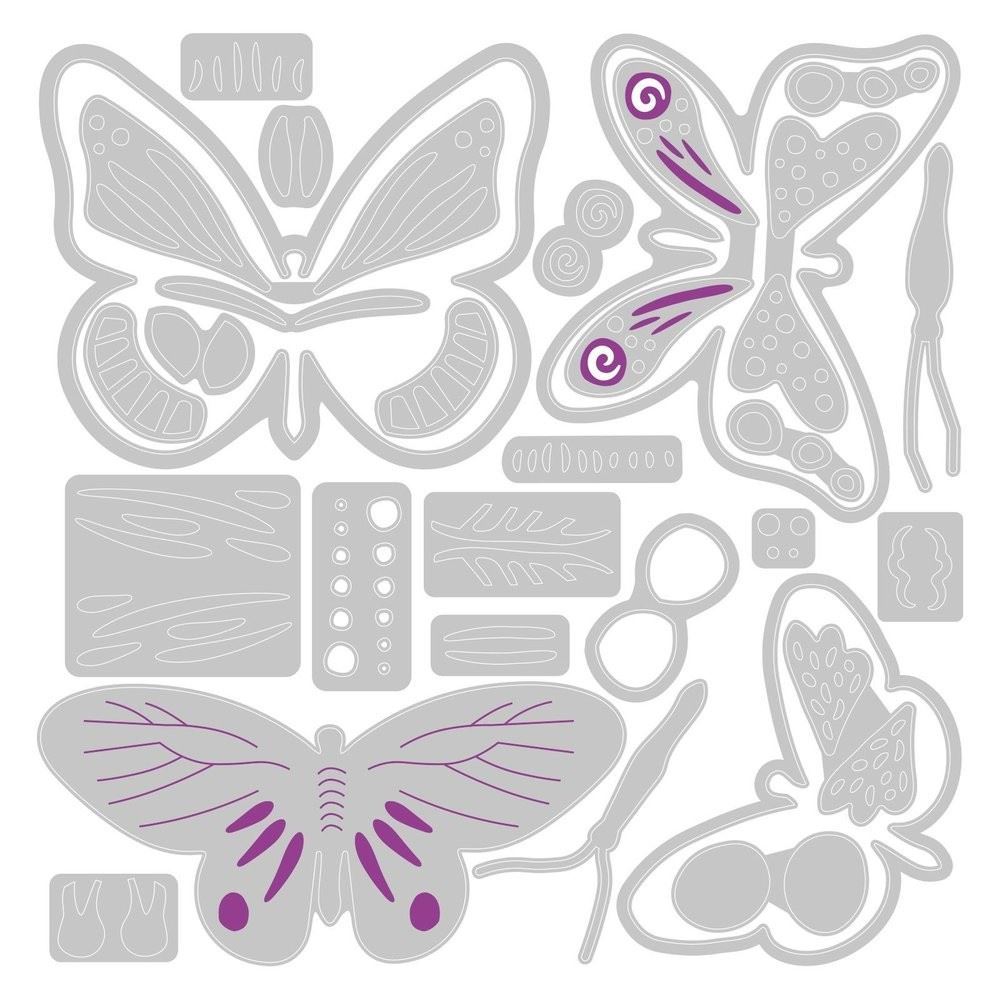 Thinlits Patterned Butterflies