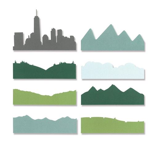 Thinlits Silhouette dell'orizzonte