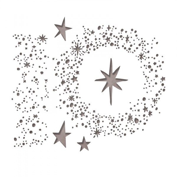 Thinlits Snowy Stars