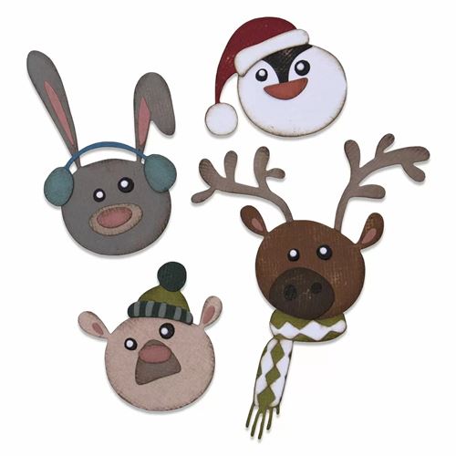 Thinlits Winter Critters Fustelle metalliche per Big Shot