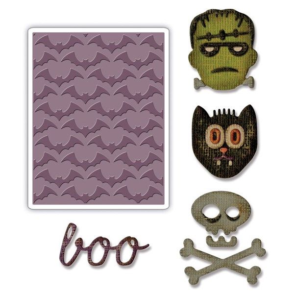 Thinlits and Texture Fades Halloween