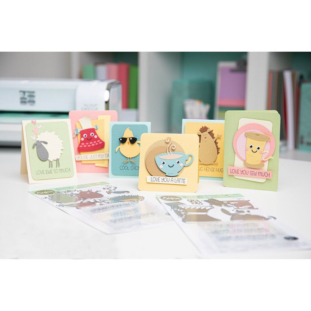 Sizzix Set di 16 timbri trasparenti, teli da spiaggia e ombrelloni di Catherine Pooler Sizzix Set di 16 timbri trasparenti, teli da spiaggia e ombrelloni di Catherine Pooler