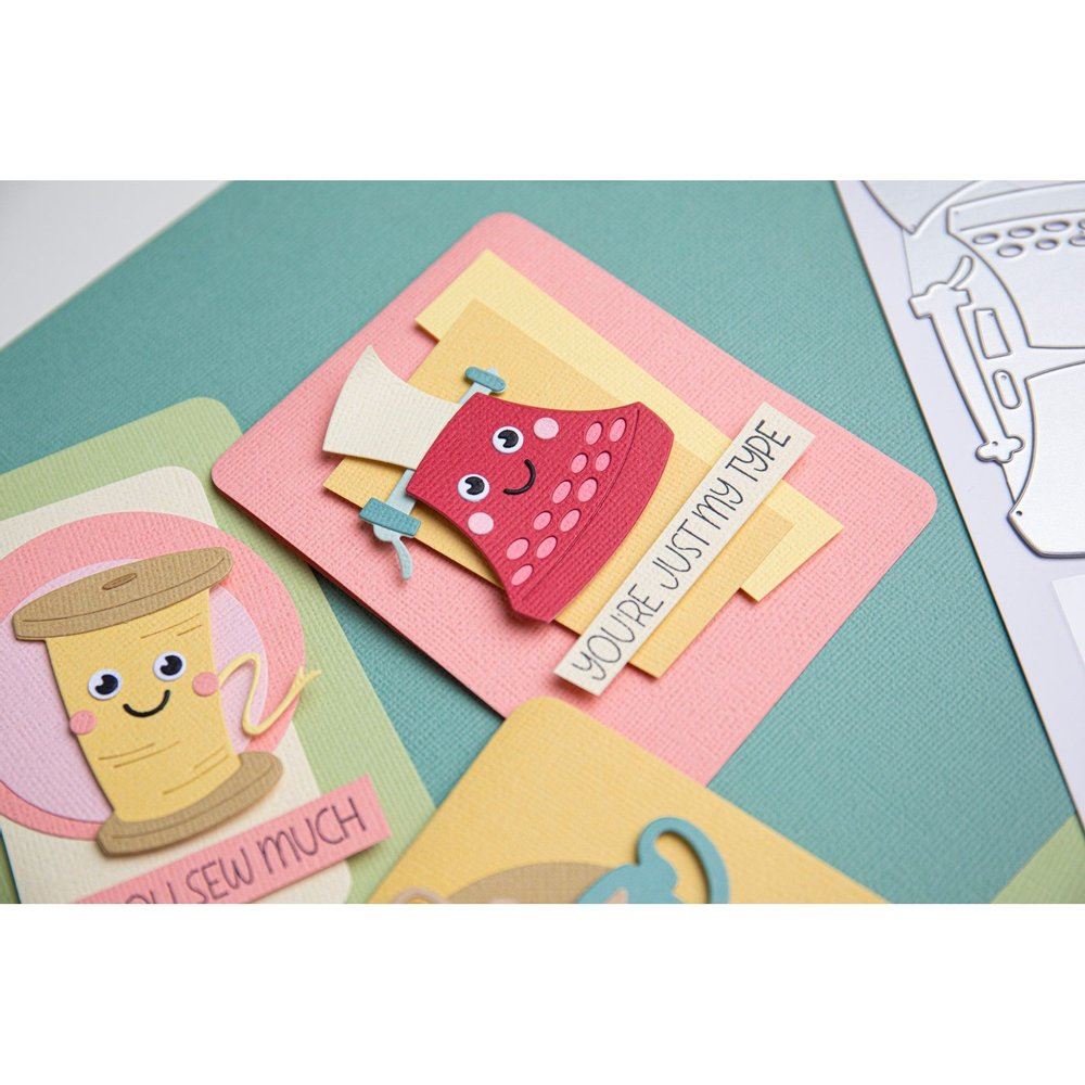 Thinlits e Timbri Personaggi Buffi Sizzix - Mondo Fai da Te