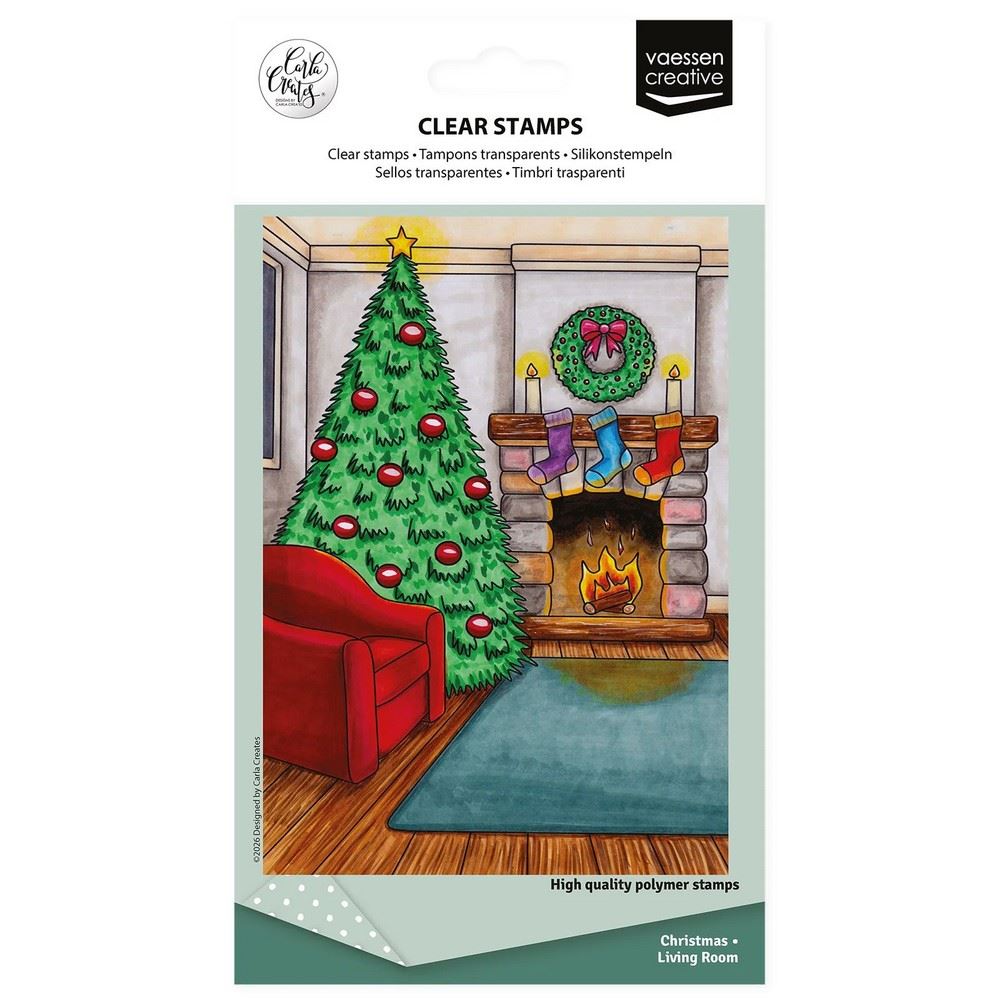 Timbri Acrilici Christmas Living Room