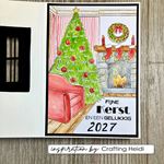 Timbri Acrilici Christmas Living Room