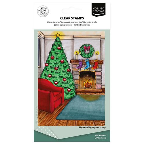 Timbri Acrilici Christmas Living Room