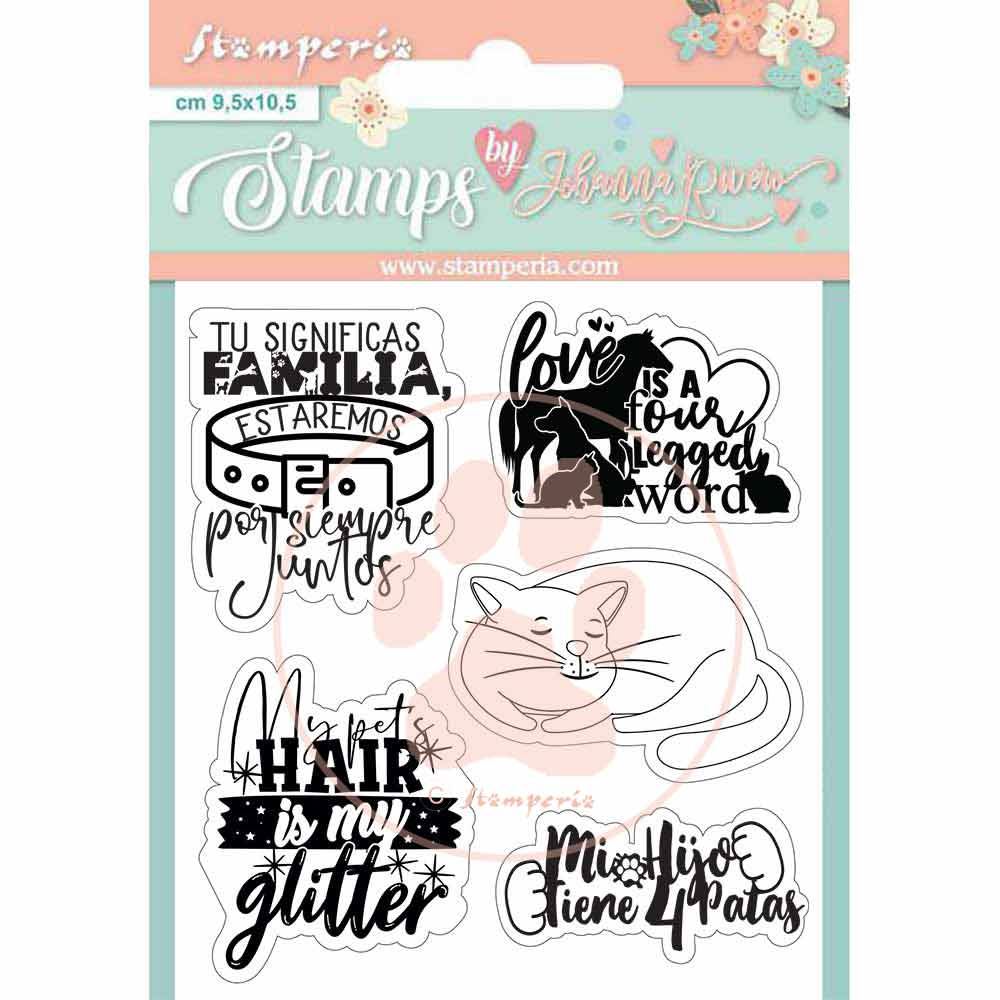 Timbri Acrilici Circle of Love Labels