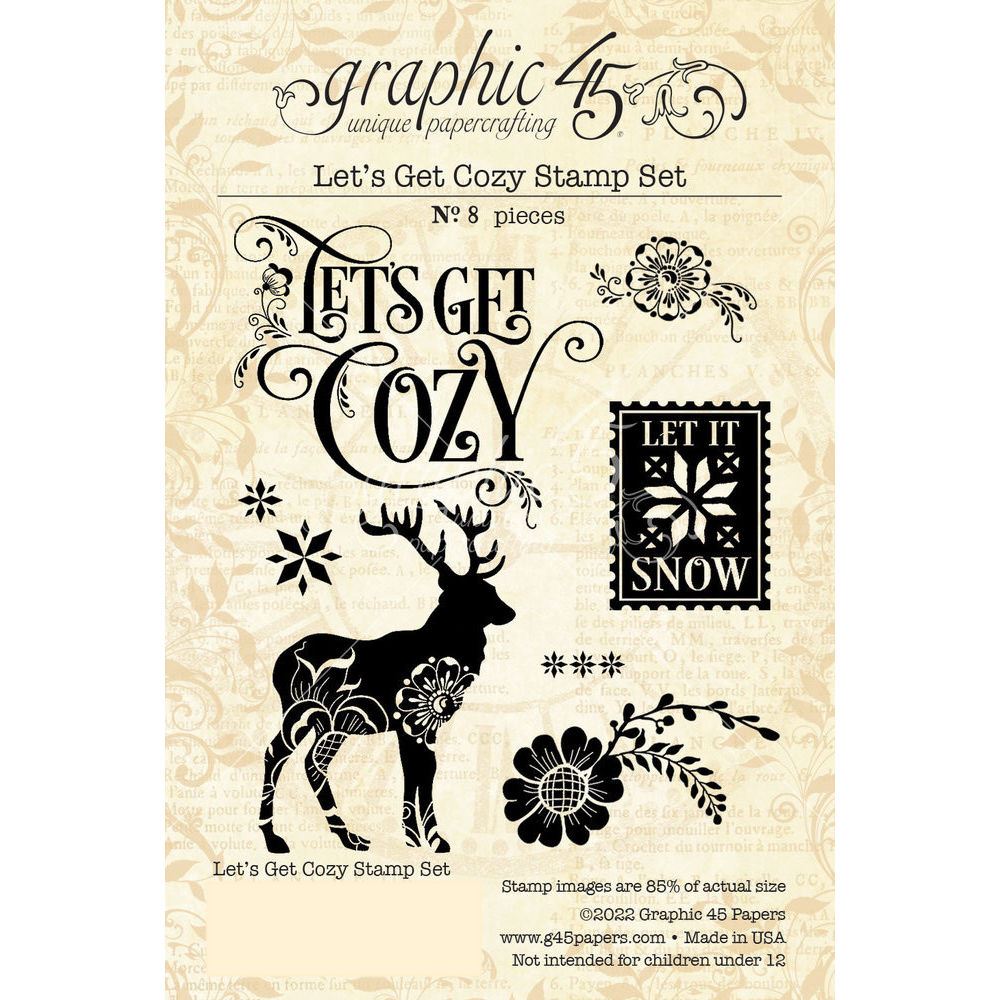 Timbri Acrilici Let's Get Cozy Clear Stamps