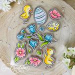 Timbri Acrilici Primavera in Fiore