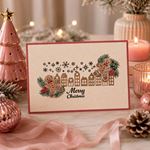 Timbri Acrilici Trasperenti Avvento A6 32 pz Christmas Village