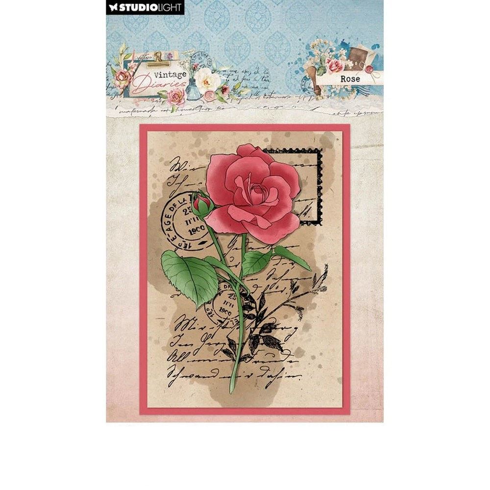 Timbri Acrilici Vintage Diaries Rose