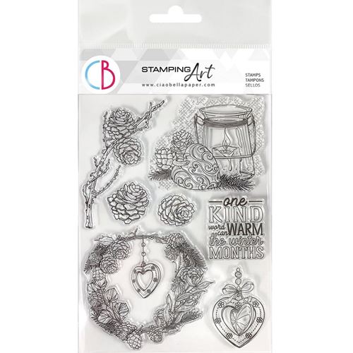Timbri Acrilici Warm Heart Winter Season