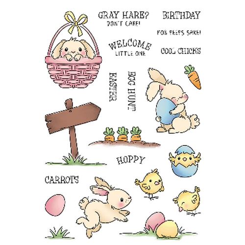 Timbri Clear Stamps Hoppy Egg Hunt