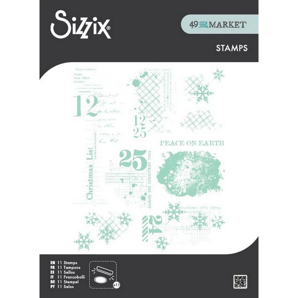 Timbri Clear Stamps Set Holiday Textures