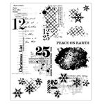 Timbri Clear Stamps Set Holiday Textures