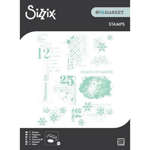 Timbri Clear Stamps Set Holiday Textures