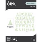 Timbri Clear Stamps Set Textured Alphabet