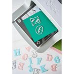 Timbri Clear Stamps Set Textured Alphabet