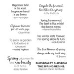 Timbri Clear Stamps Spring Quotes