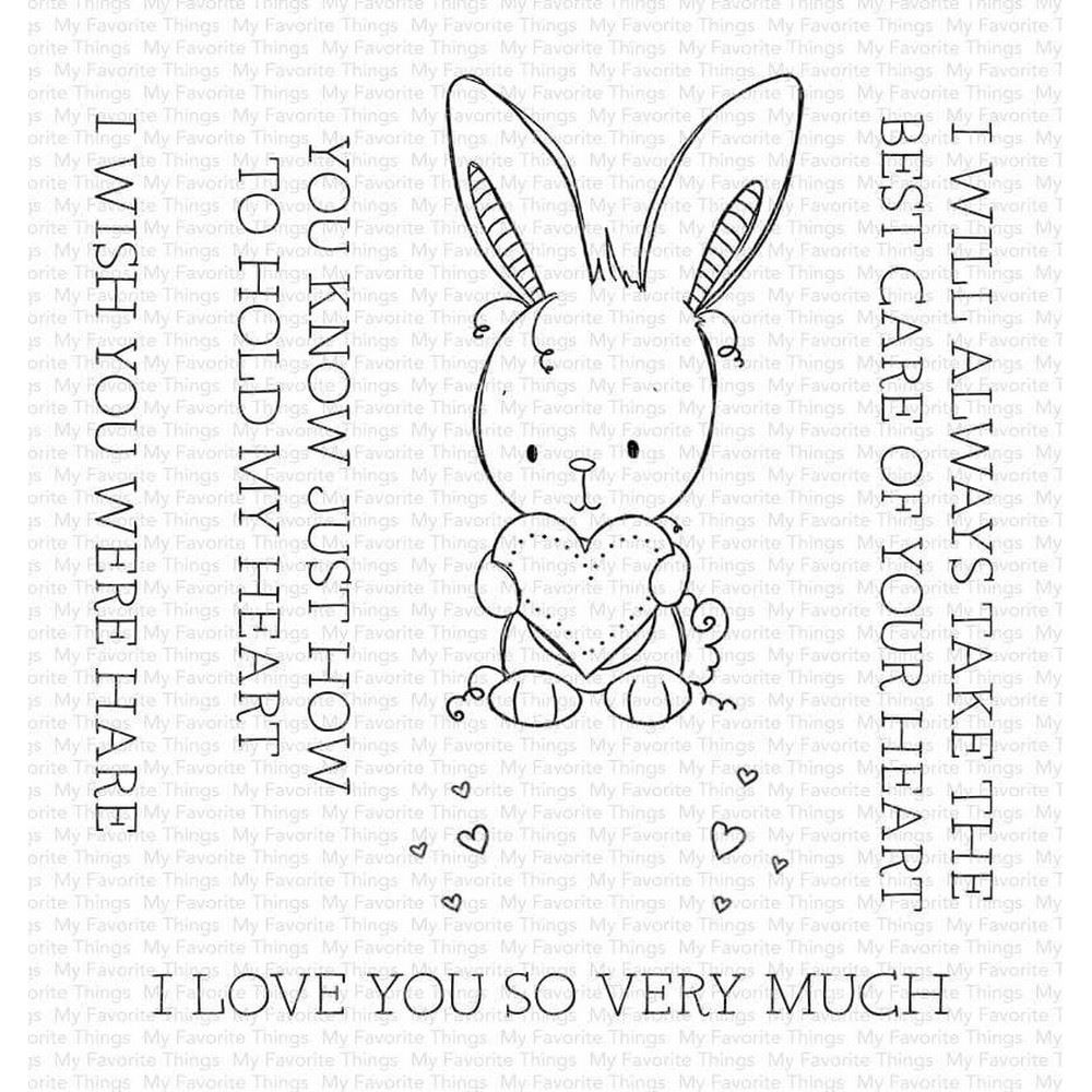 Timbri Clear Stamps Wish You Were Hare