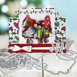 Timbri Stamps Gnome Meet Me Under the Mistletoe