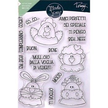 Timbri acrilici Amici di Primavera