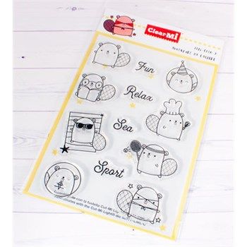 Timbri acrilici Avventure da Castoro