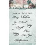 Timbri acrilici Christmas Blush Holiday Wishes
