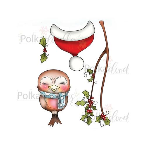 Timbri acrilici Cute Robin Branch