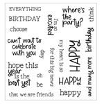 Timbri acrilici Happy Everything Sentiment