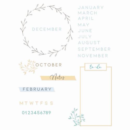 Timbri acrilici Journal Stamps