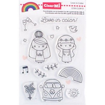 Timbri acrilici Love in Color