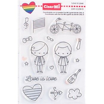 Timbri acrilici Love is Love