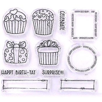 Timbri acrilici Postage Celebrate