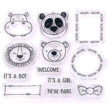 Timbri acrilici Postage New Baby